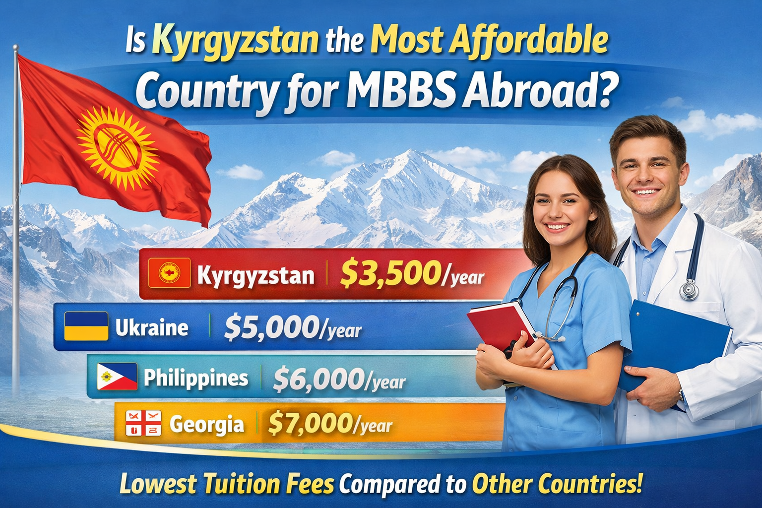 Is Kyrgyzstan the Most Affordable Country for MBBS Abroad?